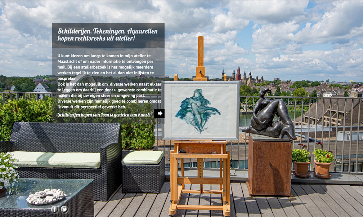 Webdesign voor Ivon Spronck