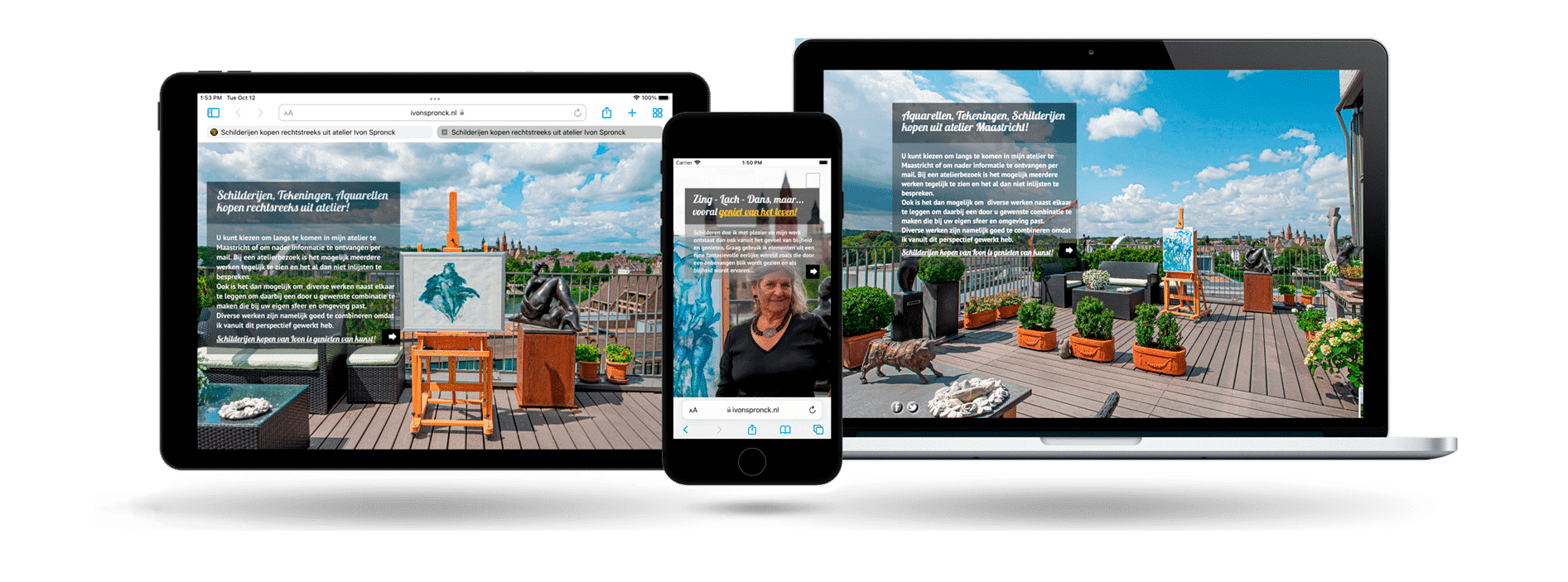 Webdesign Maastricht voor Natives Luck Travel Tanzania - overzicht media